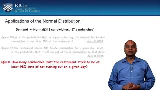 Applying the Normal Distribution Standard Normal Distribution - Basic Data Descriptors