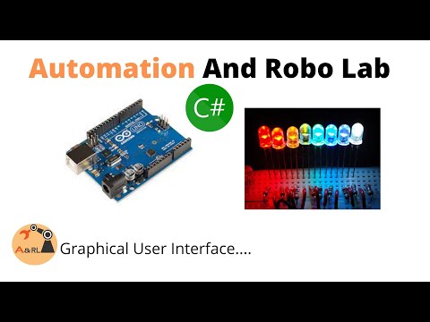 GUI-Graphical user interface using Arduino and C sharp