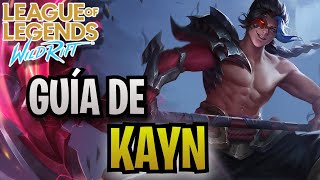 Guia de Kayn Wild Rift