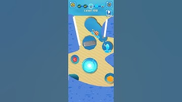 save the fish Level 198 - mobile game/fishdom ( android ios )#shorts