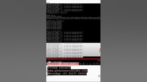 SPEAKER RECOGNITION PYTHON PROJECT