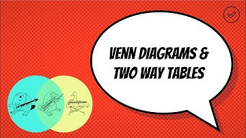 Venn Diagrams and Two-Way Tables