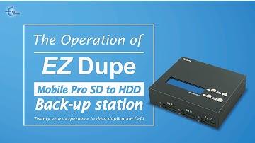 EZ Dupe Mobile Pro SD to HDD Back-up station