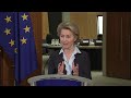 Press statement by President von der Leyen following her meeting with a group of British EC staff