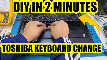 Toshiba C660 keyboard replacement #toshiba #toshibac660 #tutorial #diy #restoration #repairing