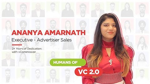 Ananya Amarnath | Executive - Advertiser Sales | Humans of VC 2.0