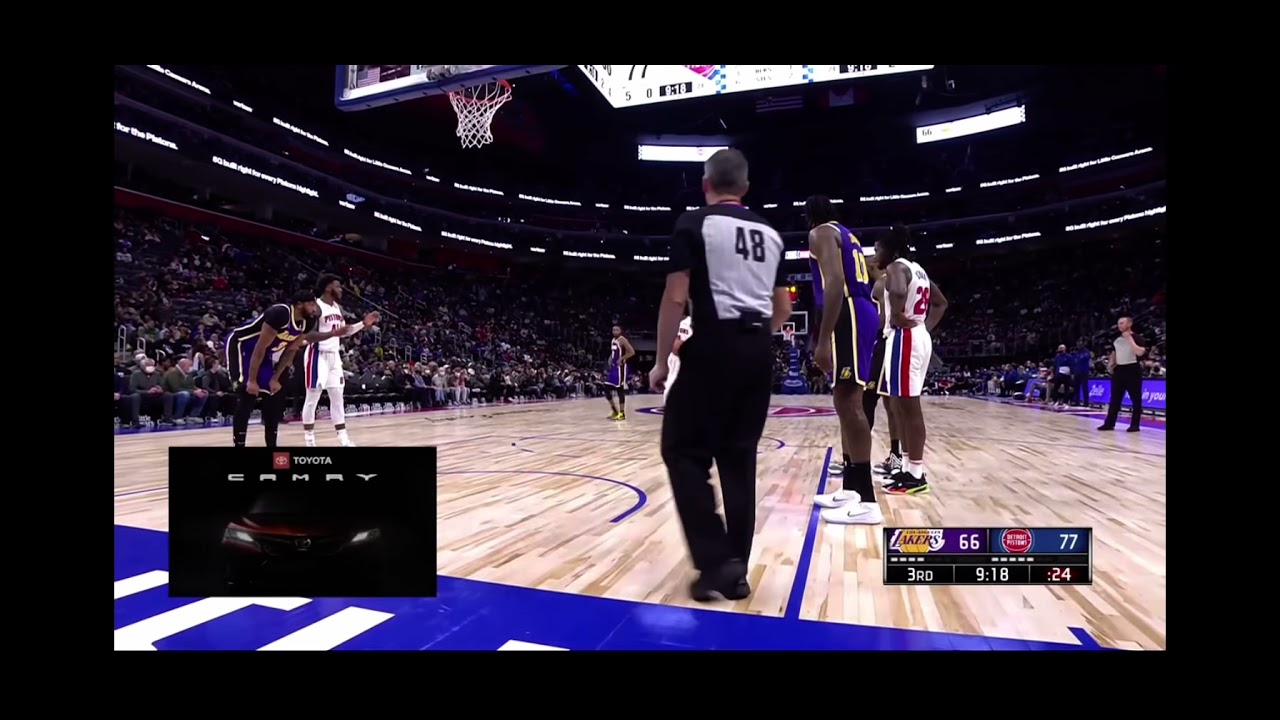 Lebron James ejected for elbow to the face of pistons’ Isaiah Stewart ...