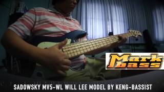 Sadowsky MV5-WL Will Lee Model by Keng-Bassist