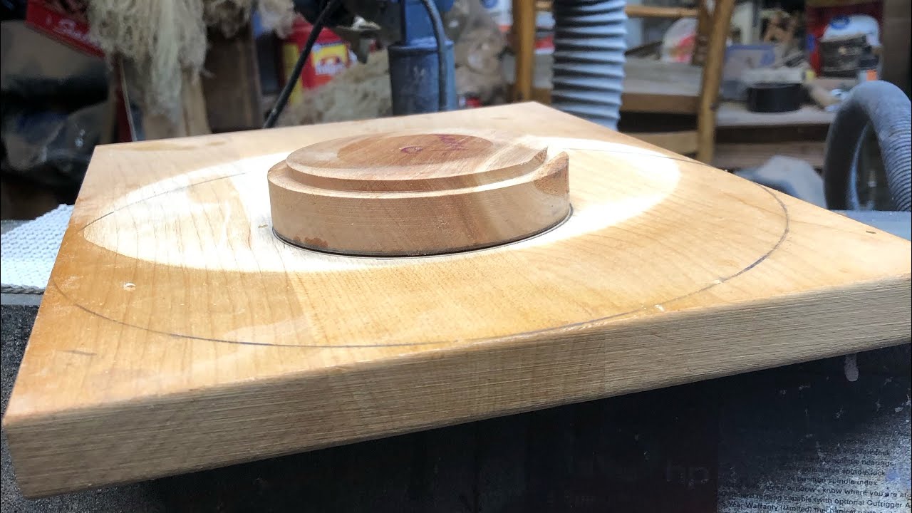 Plates Turned On a Glue Block