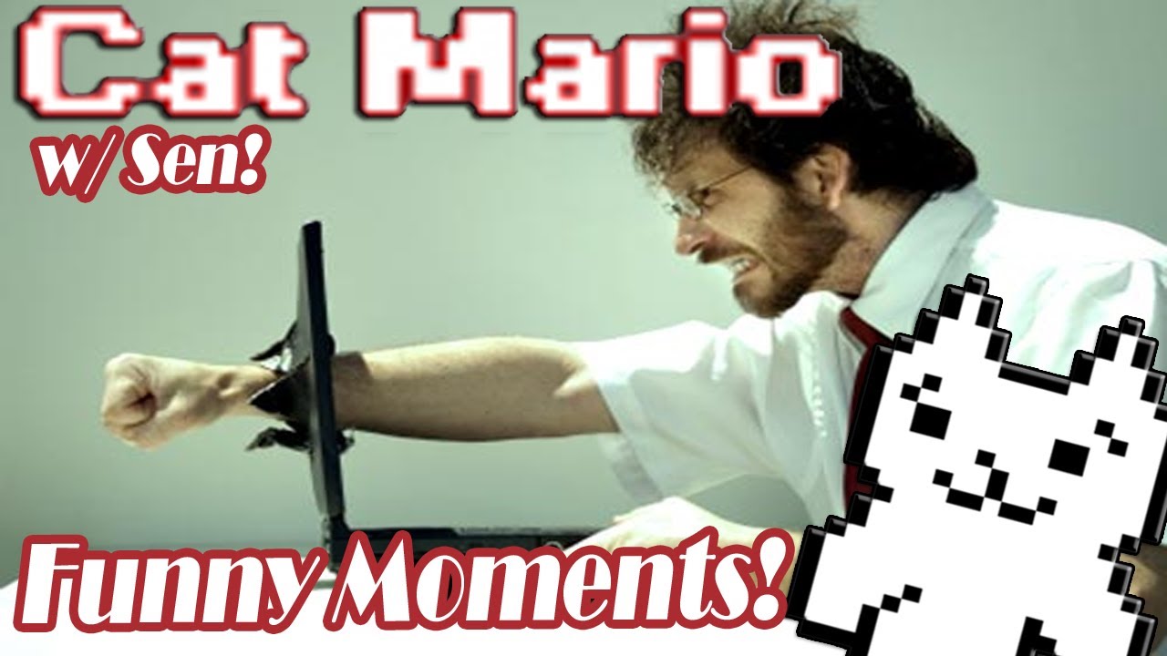 Cat Mario: FUNNY MOMENTS | w/ Sen!