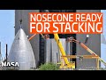 SpaceX Boca Chica - Nosecone Ready To Stack - Work On New Lot