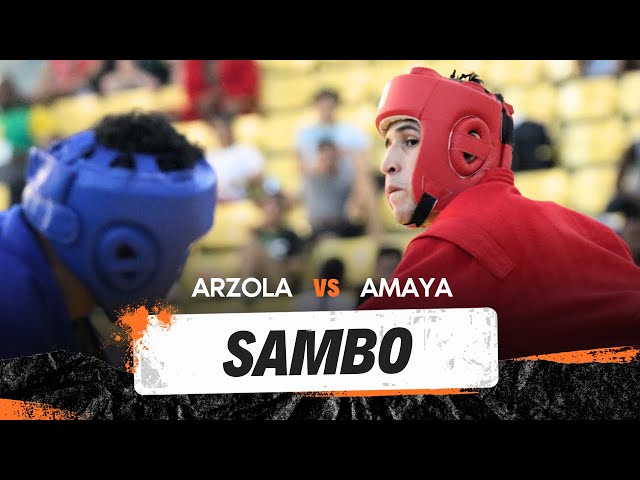 AMAYA Paul vs ARZOLA Emanuel. Pan American Sambo Championships 2023 class=