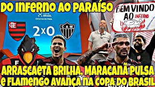 GLOBO ESPORTE FLAMENGO (14/7/2022) Flamengo 2x0 Atlético-MG: Copa do Brasil, Bem-vindo ao inferno
