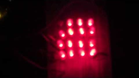 4x4 LED Matrix multiplexing (sajfd hfafbjhd)
