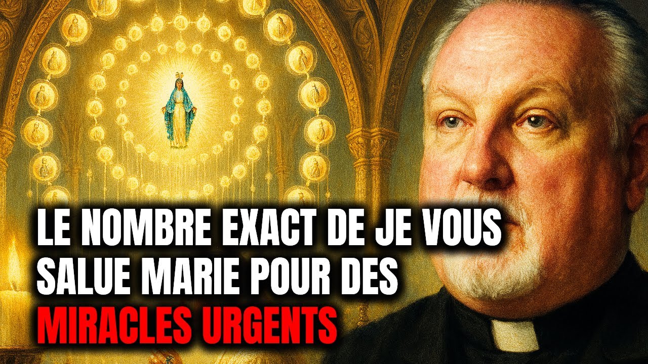 LE PRÊTRE EXORCISTE RÉVÈLE LE NOMBRE EXACT DE JE VOUS SALUE MARIE À RÉCITER EN CAS D’URGENCE