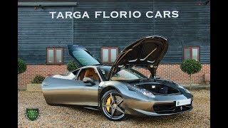 Ferrari 458 italia 4.5 v8 dct automatic in metallic grigio silverstone