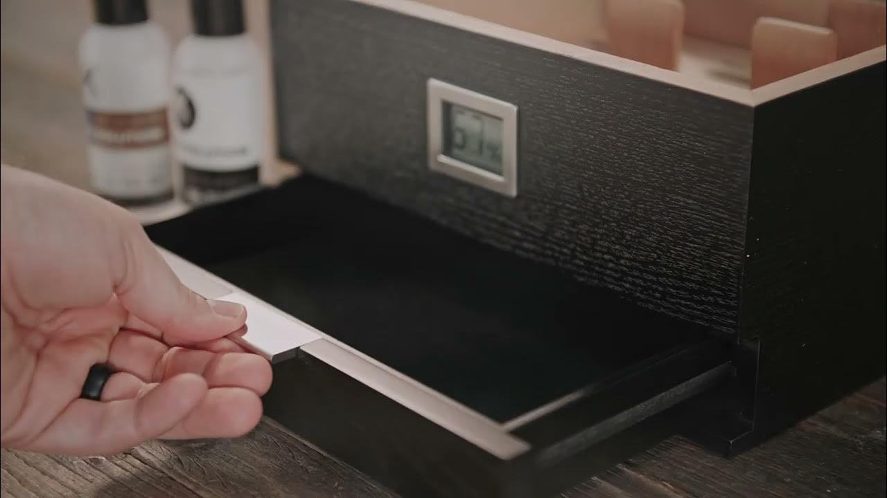 Mill Glass Top Humidor by Klaro Humidors YouTube