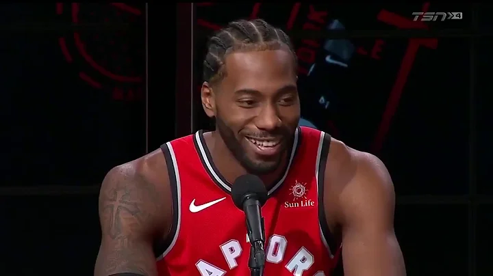 Kawhi Leonard laughs at Media Day and says he is a fun guy