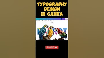 Typography Design Tutorial In Canva | Hacks and Tips for Using Canva #canvatipsandtricks #canvahacks