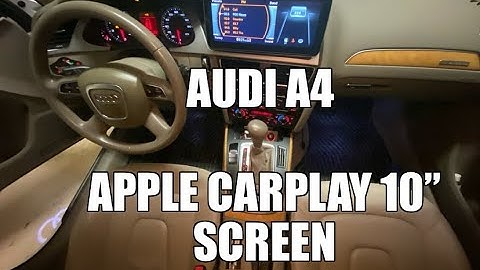 Audi A4 Wireless Apple Carplay 10.25" screen Android Auto Linux