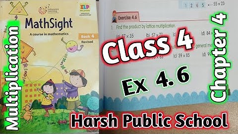 Exercise 4.6 Class 4 Maths Sight|Class 4 Maths Sight | Chapter 4 Multiplication | Mathsight Class 4