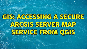 GIS: Accessing a secure ArcGIS Server Map service from QGIS