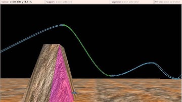 Adding terrain and trees in the program "No Limits Roller Coaster Creator"