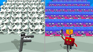 MAX LEVEL IN MERGE ALPHABET VS NUMBERBLOCK LORD RUN #1