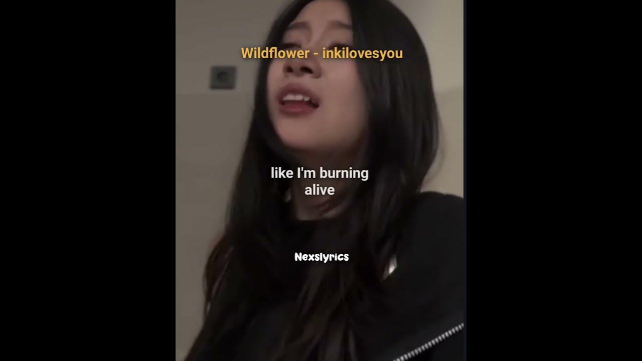 Wildflower - inkilovesyou | Cover | Lyrics | Aesthetic #lyrics #cover #shorts