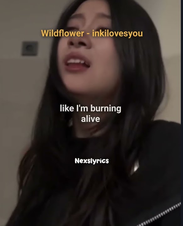 Wildflower - inkilovesyou | Cover | Lyrics | Aesthetic #lyrics #cover #shorts