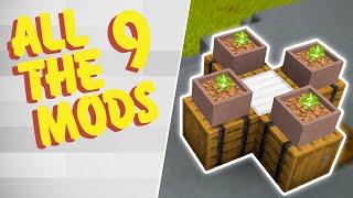 All The Mods 9 Modded Minecraft EP3 Easy Automatic Farms and Silent Gear Tool Upgrades