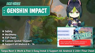 Cheat Genshin Impact Android No Root Amy Cheat | Cara Fix eror Amy cheat