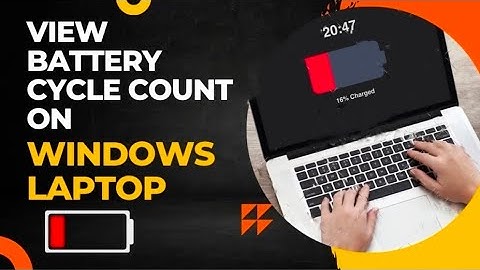 How to view Battery cycle count on windows laptop #battery #cyclecount #batteryreport #batteryusage