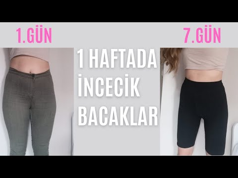 1 HAFTADA BACAK İNCELTME|APRİL HAN’ın Bacak İnceltme Egzersizini Denedim!|Slim Leg in 7 days