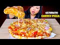 Eating Ultimate Cheese Burst Pizza Homemade Pizza Mukbang Eating Ultimate Cheese Burst Pizza Homemade Pizza Mukbang