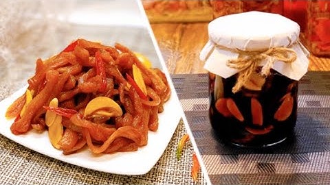 CỦ CẢI NGÂM NƯỚC TƯƠNG. Cách ngâm củ cải không cần phơi nắng nhưng để cả năm không bị hư. 醤油漬け大根のレシピ