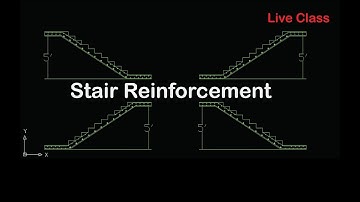 How to draw stair reinforcement in AutoCAD tutorial bangla