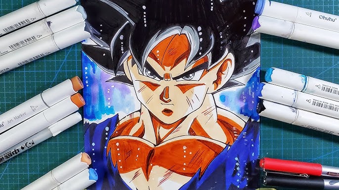 私はAashan on X: New Drawing Goku Ultra Instinct I tried mah best with what  I could do with the Aura XD The 1st part of the speed drawing of this is  uploaded