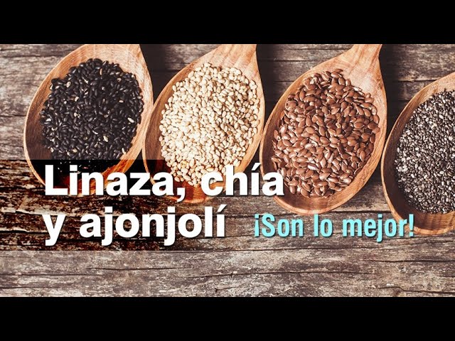 ⭐ Linaza, chía y ajonjolí - Propiedades y beneficios ❤️ 