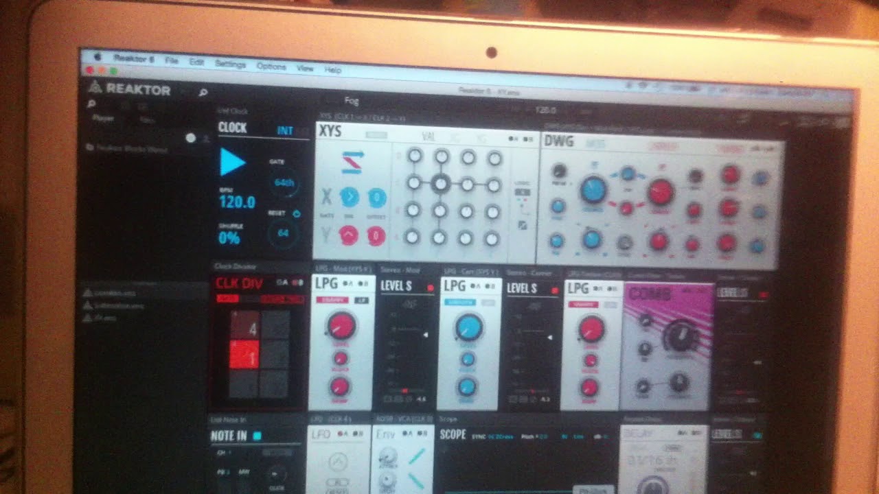 Adventures In Pure Data A Step By Step On Setting Up Reaktor 6 Player With Pd Mac Edition Mar S Bars