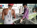 Paver Block Making Process   Concrete tiles Interlocking tiles paver block machines