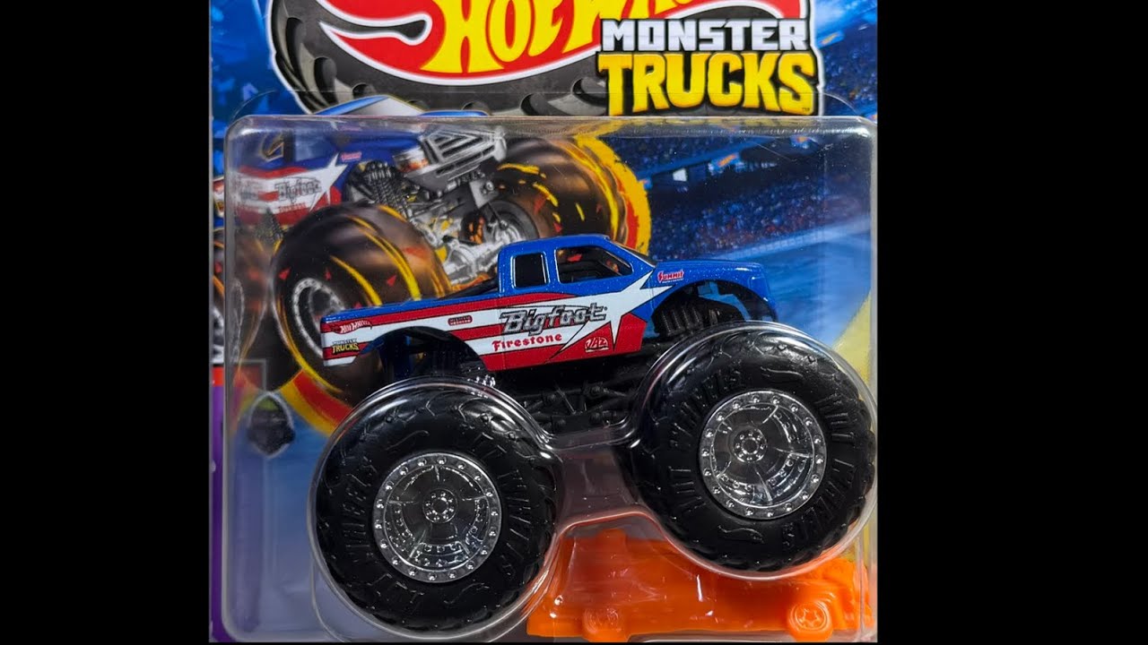 ミニカー 今日のお買い物HOT HWEELS MONSTERTRUCKSホットウィール モンスタートラック モントラ BIGFOOTビッグフット