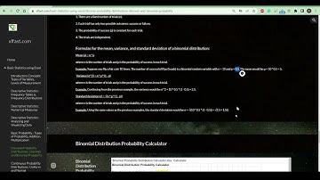 How to Find the Mean, Variance, and Standard Deviation of a Binomial Distribution