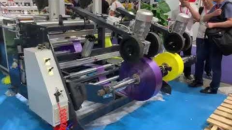 2019 Chinaplas High speed coreless garbage bag on roll machine Whatsapp: 0086-13616770683