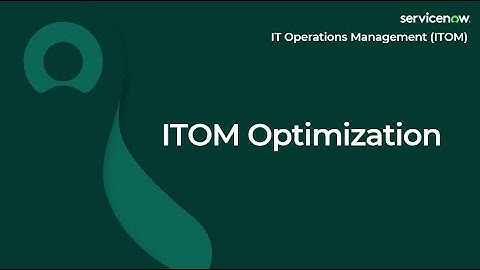 [020] ITOM Optimization | ServiceNow ITOM (CIS-DISCO, CIS-EM, CIS-SM and CIS-CP&G Exam Prep)