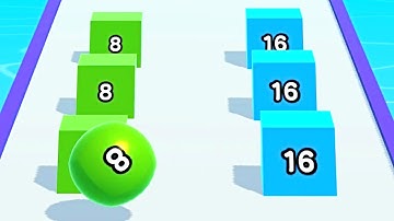 Ball Run 2048 Merge Number ! MAX LEVELS Gameplay Walkthrough New Update Part 264 android, ios