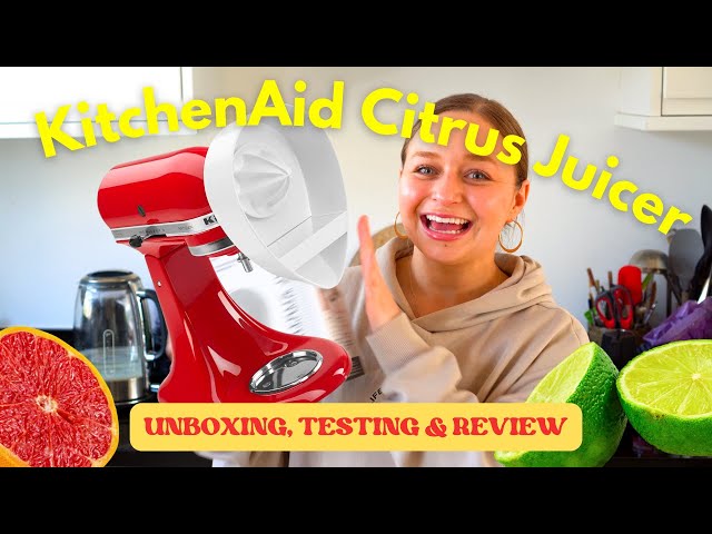 KitchenAid Citrus Juicer Unboxing, Testing & Review *PLUS* How To Set-up  AND Use 