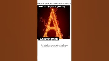 [Ethereum]BitDAO lance un fonds de 200 millions de dollars pour des projets Web3 : Mantle #shorts