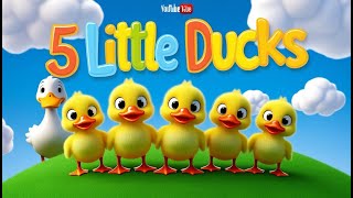 Five Little Ducks | Kids Song & Nursery Rhymes | Tiny Tunes TV