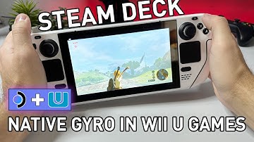 Steam Deck - How To Get Motion Controls In Wii U Games On Cemu Emulator